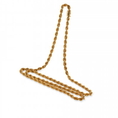Image 2 of lot 14K Gold Rope Twist Chain