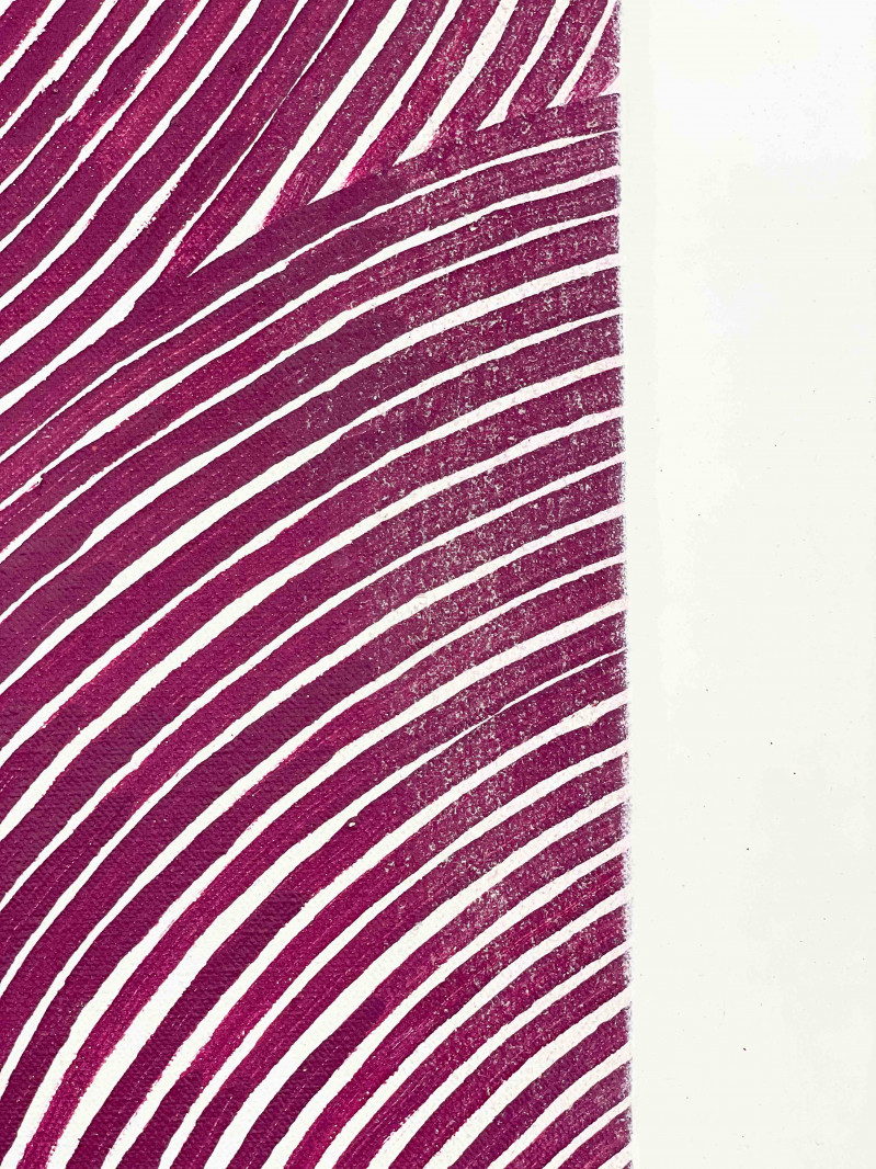 Joy Jones Kngwarreye - Untitled (Purple)