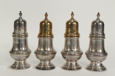 Image for Lot Two Pairs of Tiffany & Co Sterling Salt & Peppers