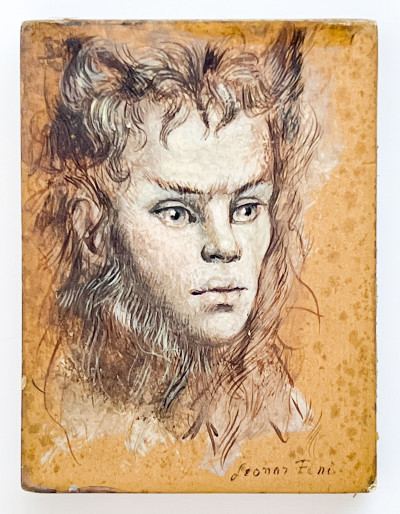 Leonor Fini  - Untitled (Portrait of a Wild-Haired Youth)