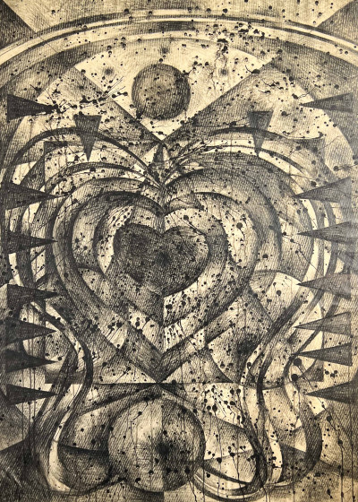Lowell Nesbitt - Untitled (Heart)