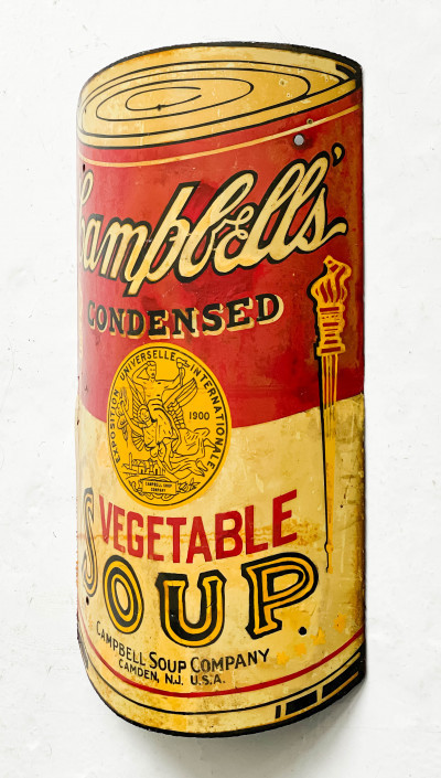 Campbell's Vegetable Soup Enameled Metal Sign