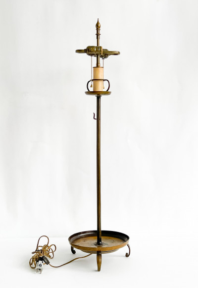 Tall Brass Lamp