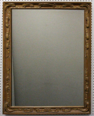 Image for Lot Classical Style Cherry Stained Mirror