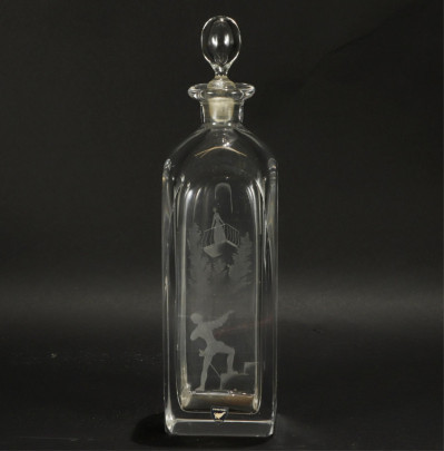 Image for Lot Orrefors Romeo and Juliet Decanter