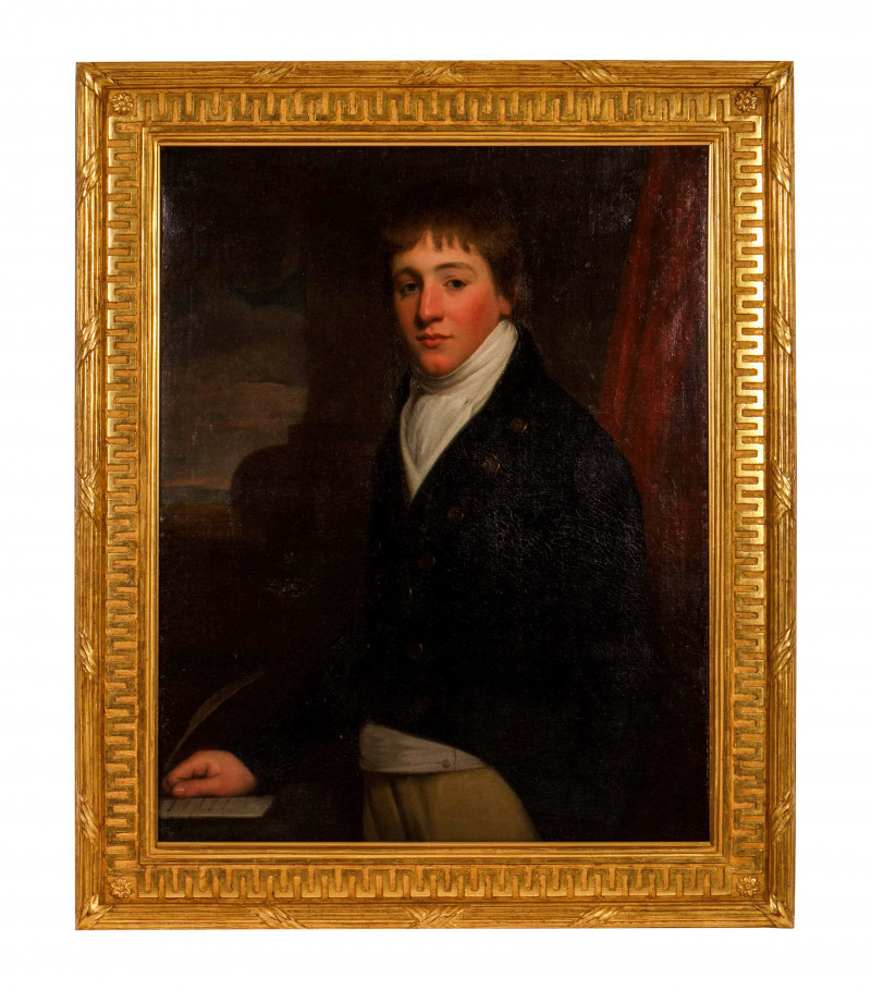 Image 1 of lot Attributed to John Hoppner - Portrait of a Young Man