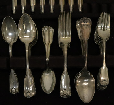 Image for Lot Partial Sterling Silver Assembled Flatware Service