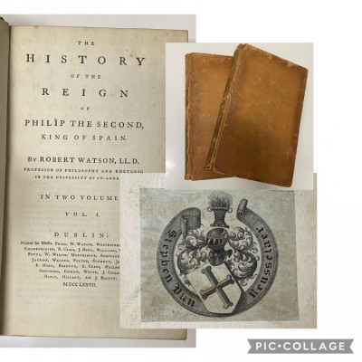 Image for Lot 1777 History King Philip BOOKPLATES van Rensselaer