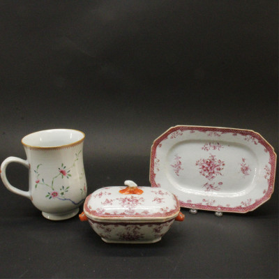 Image for Lot Chinese Export Mug  Tureen 18/19th C