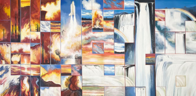 Title Lowell Nesbitt - Fire, Clouds and Water / Artist