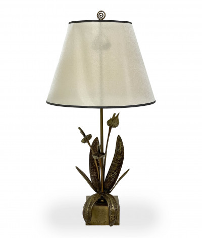 Image for Lot Christian Krekels Bronze Table Lamp