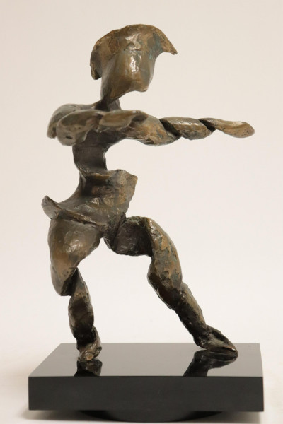 Image for Lot 1980's Bronze Figure of a Dancer