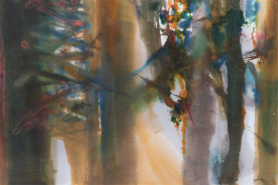 Gene Hutner - Abstract Watercolor