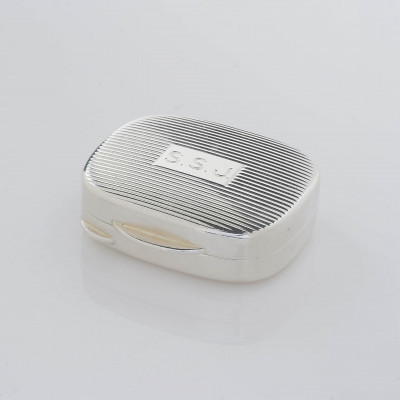 Image for Lot Tiffany &amp; Co Sterling Silver Pill Box