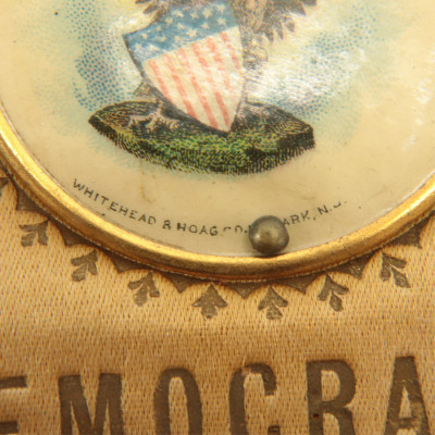 Image 4 of lot 1896 Democratic Convention Badge Ribbon
