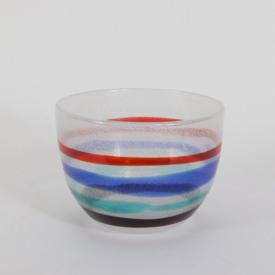 Image for Lot Fulvio Bianconi Cenedese - Pulegoso Glass Bowl