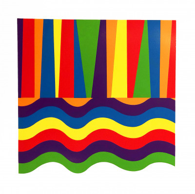 Sol Lewitt - Arcs and Bands in Color C