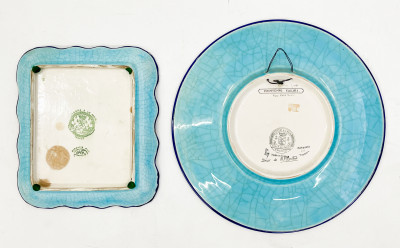 Image 4 of lot 2 Longwy Porcelain Plates