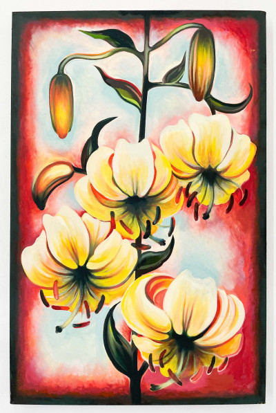Lowell Nesbitt - Yellow Lilies