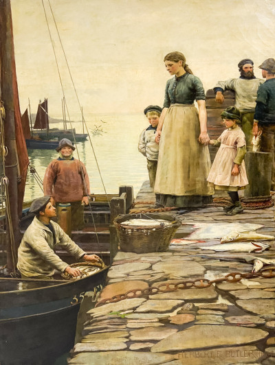 Image for Lot Herbert Butler - The Day's Catch