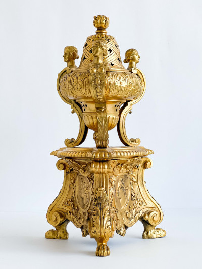 Louis XIV Gilt-Bronze Cassolette