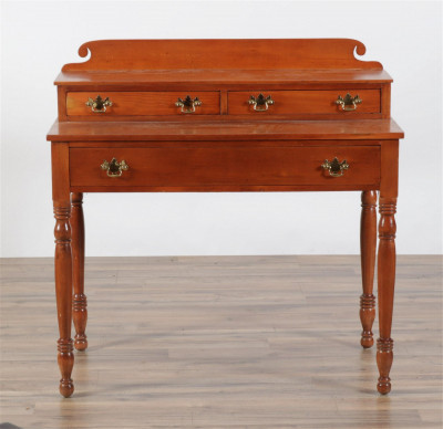 Image for Lot Country Pine Writing Desk