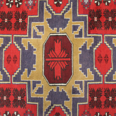 Image for Lot Caucasian Style Rug 3' 9' x 6' 4'