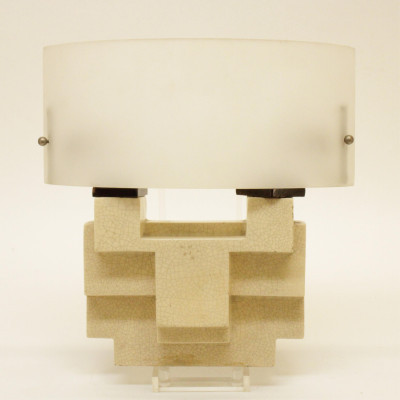 Robert Lallemant Ceramic Wall Sconce