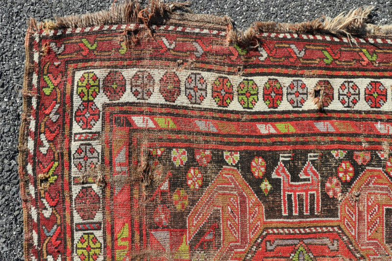 Image 5 of lot 2 Caucasian Runner/Hall Rug, Early 20th C.