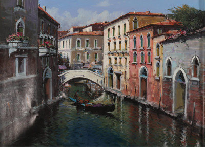 Title Antonio Iannicelli - Venetian Canal / Artist