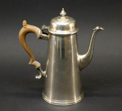 Image for Lot Sterling Silver Coffee Pot by Ensko 1725 Repro