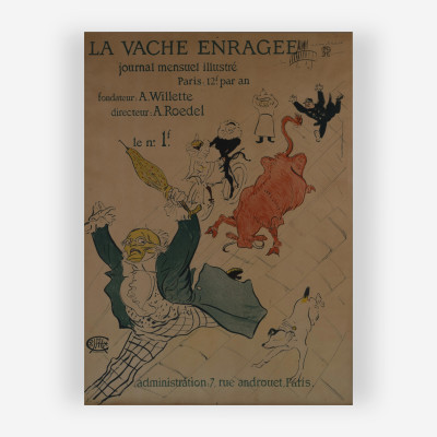 Image for Lot Henri de Toulouse-Lautrec - La Vache Enragee