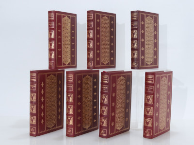 Franklin Press 7 Vols Red Leather  Shakespeare