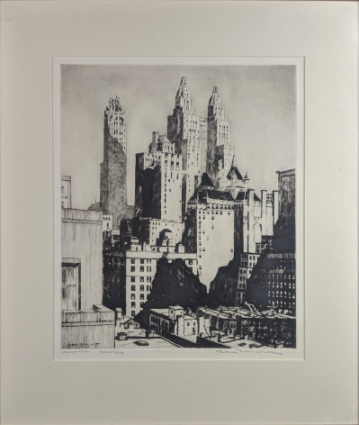 Image 3 of lot Lawrence Nelson WILBUR - Manhattan Mountains (1938)