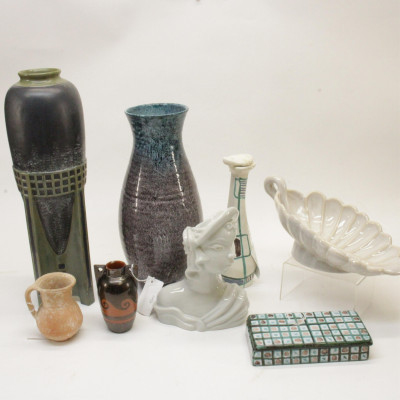 Image for Lot 8 Continental Art Deco  Later Ceramics