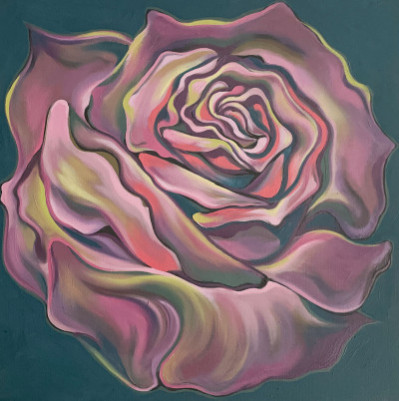 Title Lowell Nesbitt - Nocturnal Violet Rose / Artist