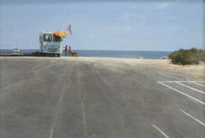 Title James Del Grasso, Beach Parking, O/C / Artist