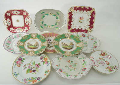 Image for Lot 10 English Porcelain & Stoneware Plates