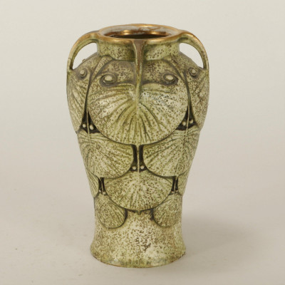 Image for Lot Ernst Wahliss - Amphora Pottery Vase