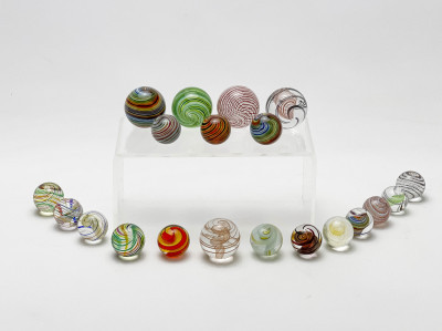 Image for Lot Glass Marbles, Group of 20