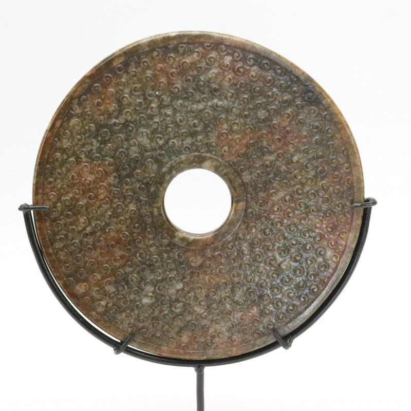 Image 1 of lot 3rd Century Style Hardstone Bi Disk