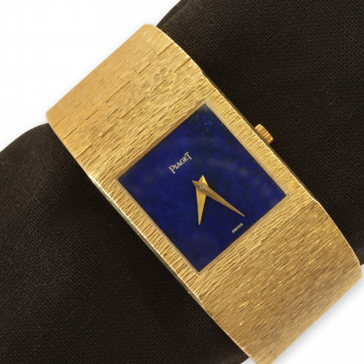 Image for Lot Piaget 18K Gold and Lapis Watch