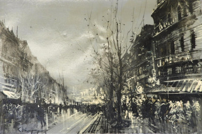 Image for Lot Simonetti (Champignon) - Parisian Street Scene