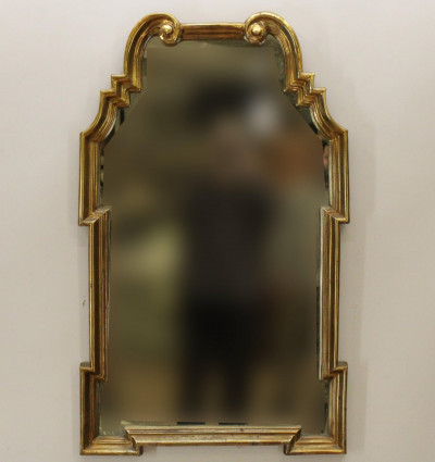Image for Lot French Style Gilt Wood Mirror