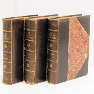 Image 1 of lot 19thC Century Dictionary with Encyclopedia of Name