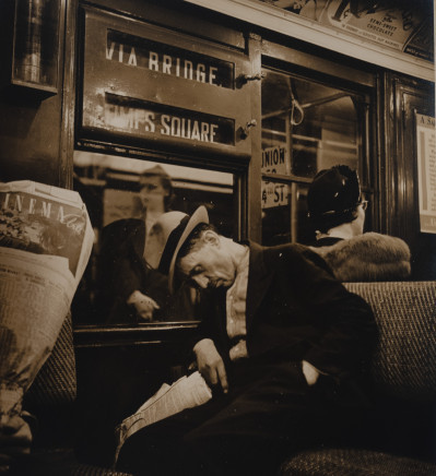 Title Sol Libsohn - Man Sleeping on Subway / Artist