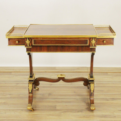 Regency Rosewood Writing Table Early 19th C