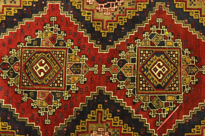 Image for Lot Ashar Style Hand Knotted Rug 3' 9' x 5'
