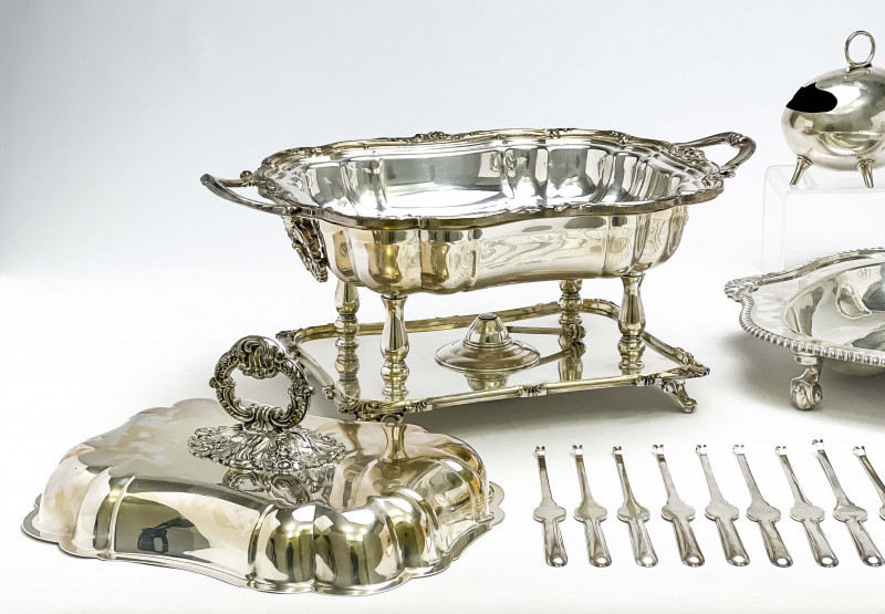 Assorted Silver-Plate Table Articles and Flatware