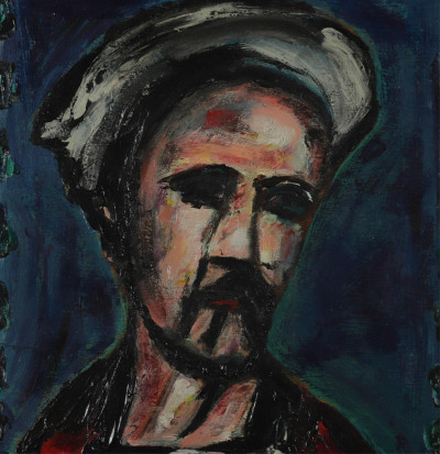 Paolo Corvino  Portrait after Rouault